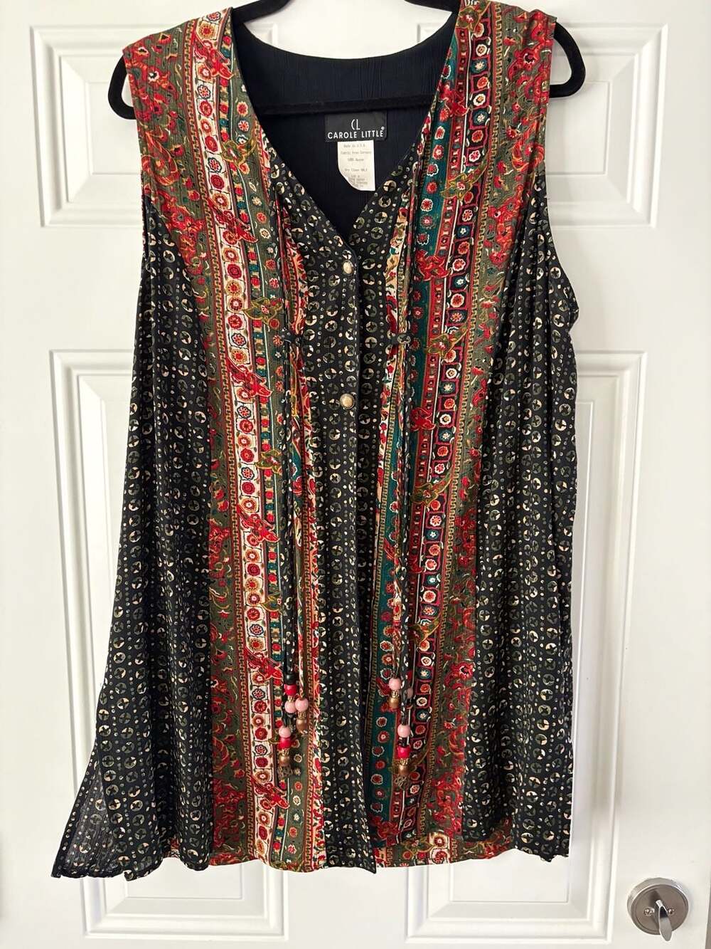 Carole Little button down mini dress